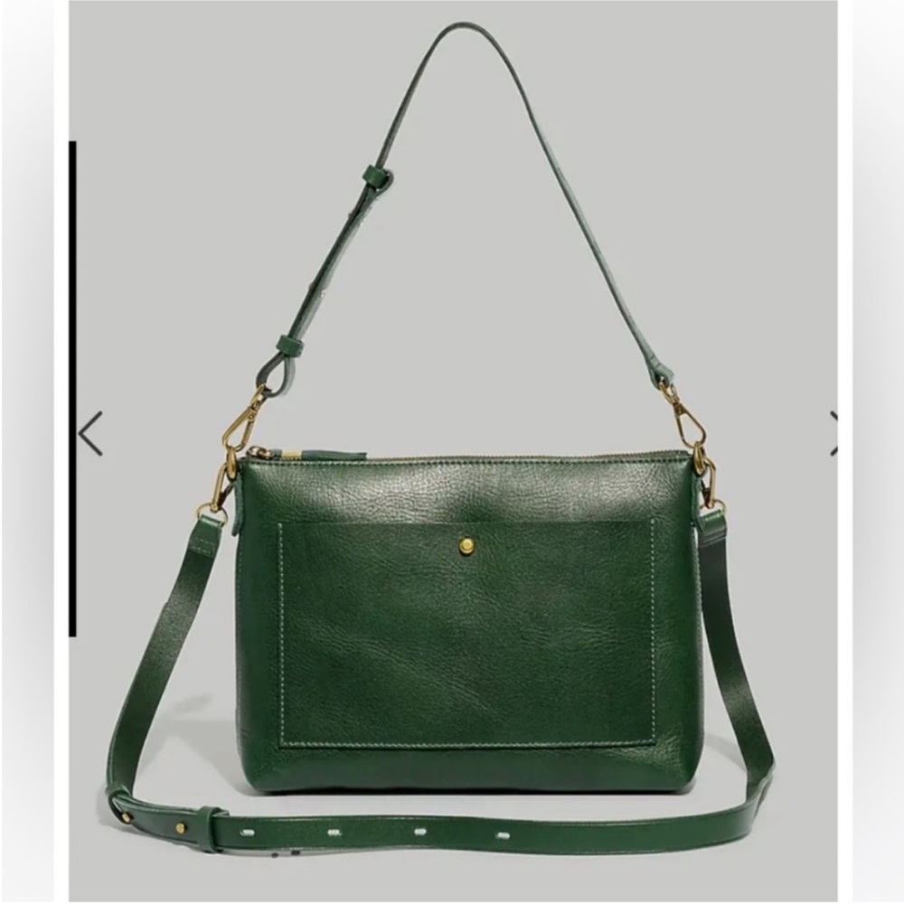 Madewell Transport Crossbody Shoulder Bag Purse Forest
Green